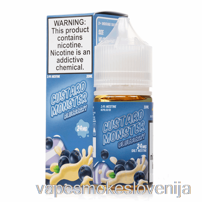 Vape Petrol Borovnica - Kremne Pošastne Soli - 30 Ml 24 Mg